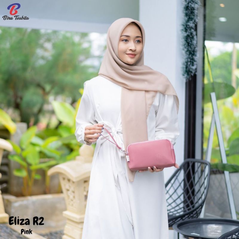 POUCH ELIZA R2 BY BIRU TSABITA BAHAN CHOCOLY ANTI AIR WATERPROOF PREMIUM 2 RESLETING