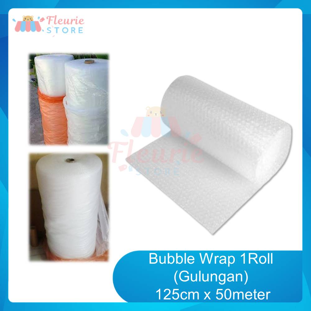 

Bubble Wrap 1Roll (Gulungan) Ukuran 125cm x 50meter