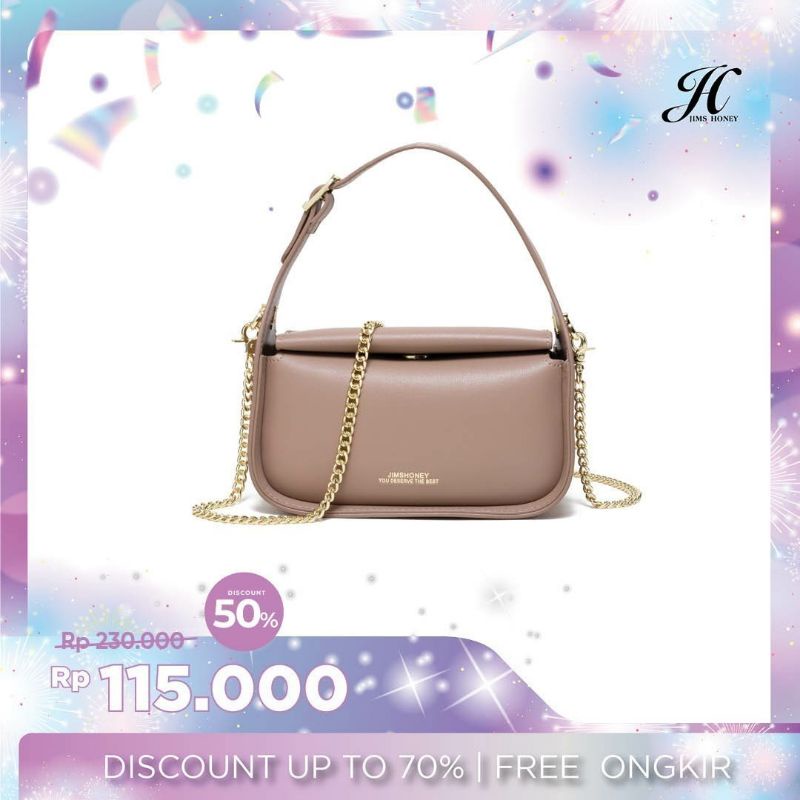 Kindy bag by jims honey (FREE EXCLUSIVE BOX)  tas wanita unik murah import