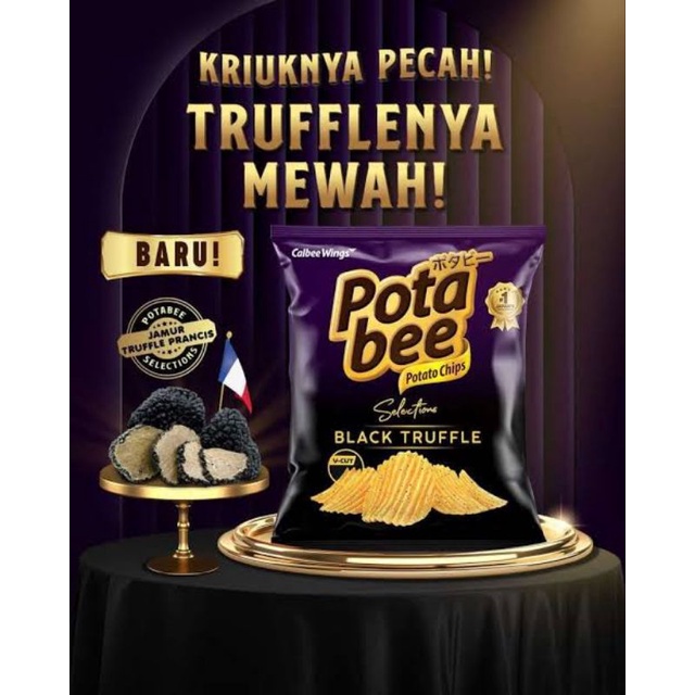 

Potabee Selections Black Truffle 65gram