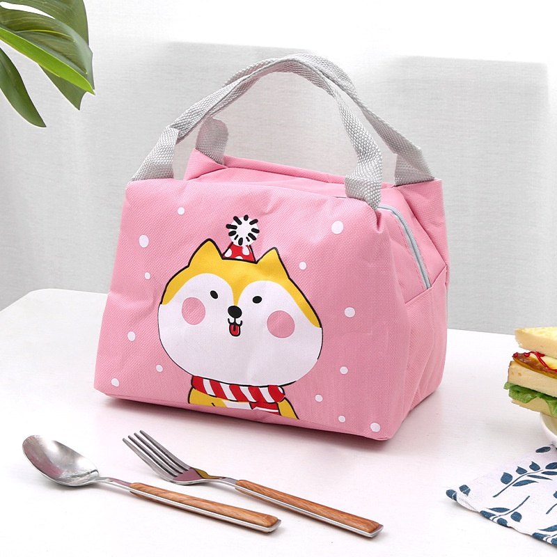 COD SM88 Lunch Cooler Bag Tas Bekal Karakter Salur Makanan Kotak Makan Import