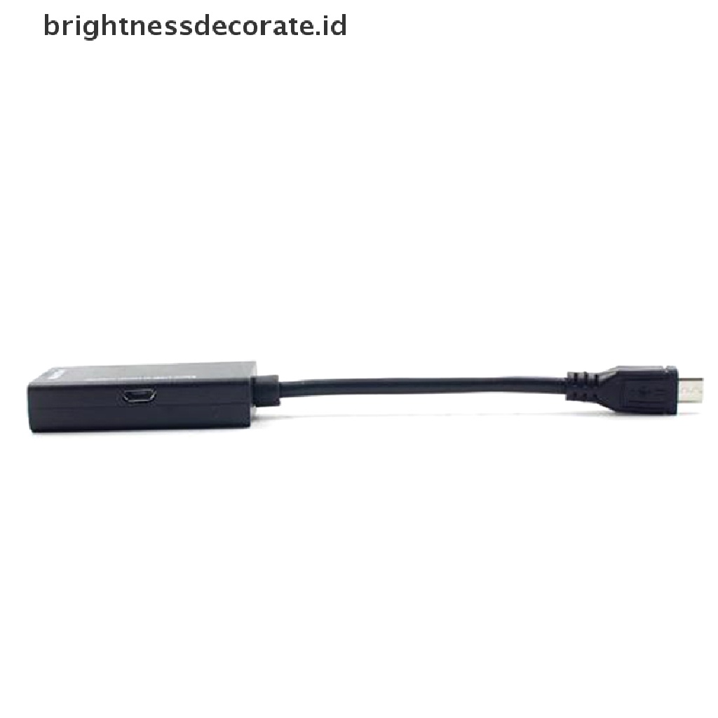 [Birth] Kabel Adaptor Micro USB 2.0 To HDMI HDTV TV HD Untuk Hp Samsung LG S7 [ID]