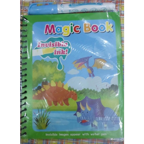 Magic Water Book / Book Water / Buku Mewarnai Ajaib / Magic Water Pen