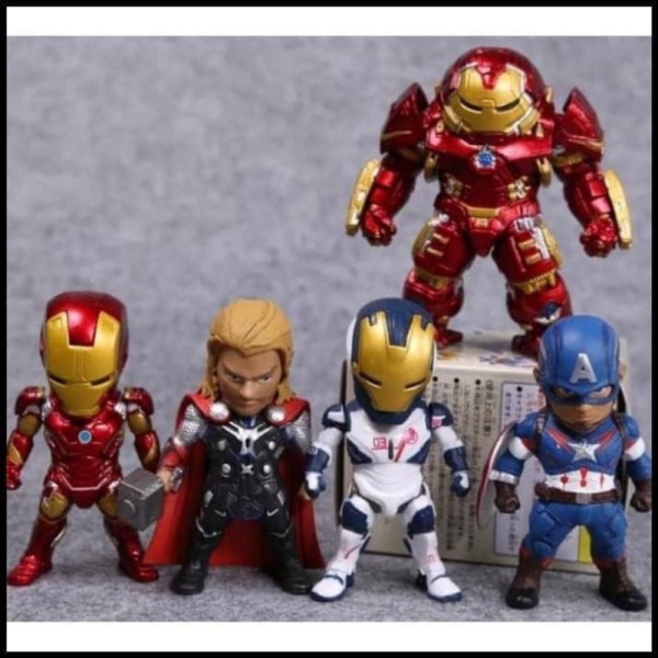 

Promo Action Figure Set 01B Avengers Marvel Captain America Iron Man Toy Diskon