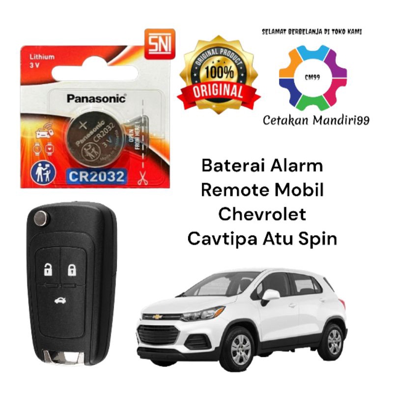 Baterai Remote Alarm Mobil Chevrolet Cavtipa Batreai Cr2032