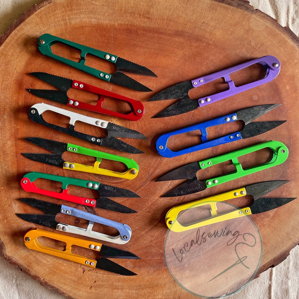 F Strong Gunting Buang Benang / Gunting Benang / Gunting Kain/ Gunting Cekris Potong Benang Kain F S