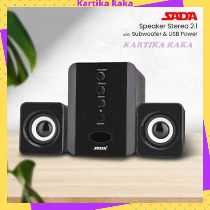 KR Speaker Stereo 2.1 with Subwoofer &amp; USB Power