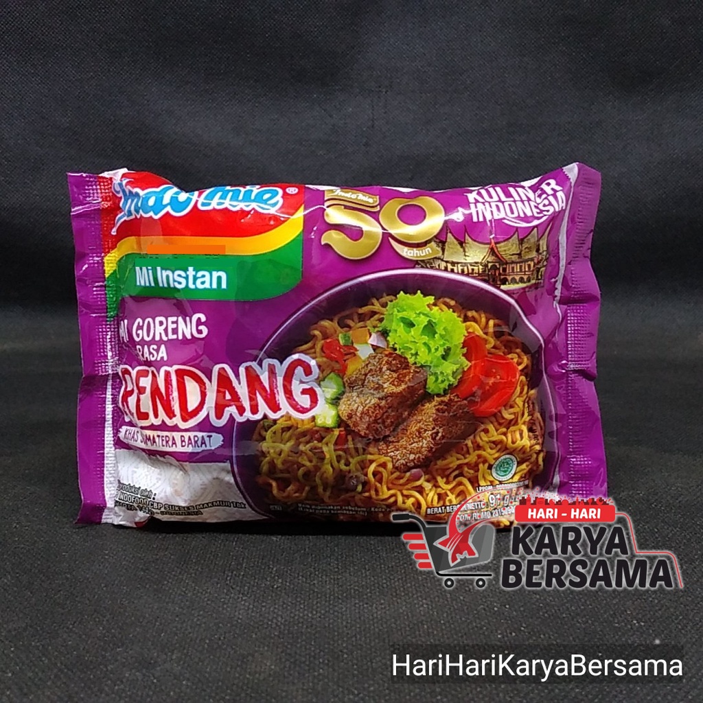 

INDOMIE MIE INSTAN MIE GORENG RASA RENDANG 91GR