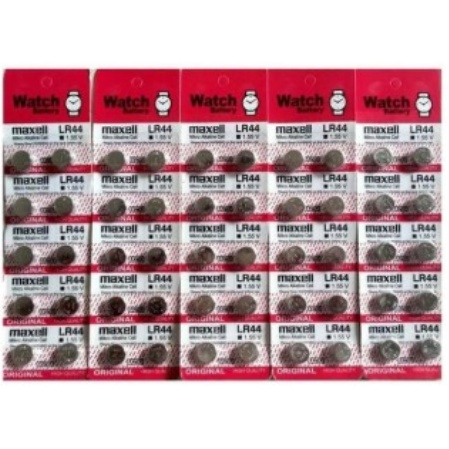 BATERAI MAXELL kancing Baterai Battery AG13 SR LR 44 LR44 L1154F GROSIR JAM TANGAN KALKULATOR