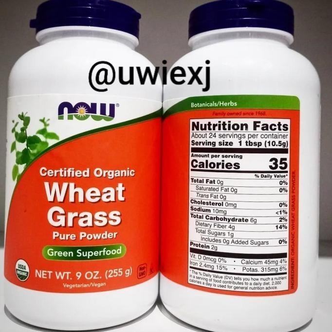 

Sale !!! Wheat Grass / Now Organic Wheat Grass Pure New