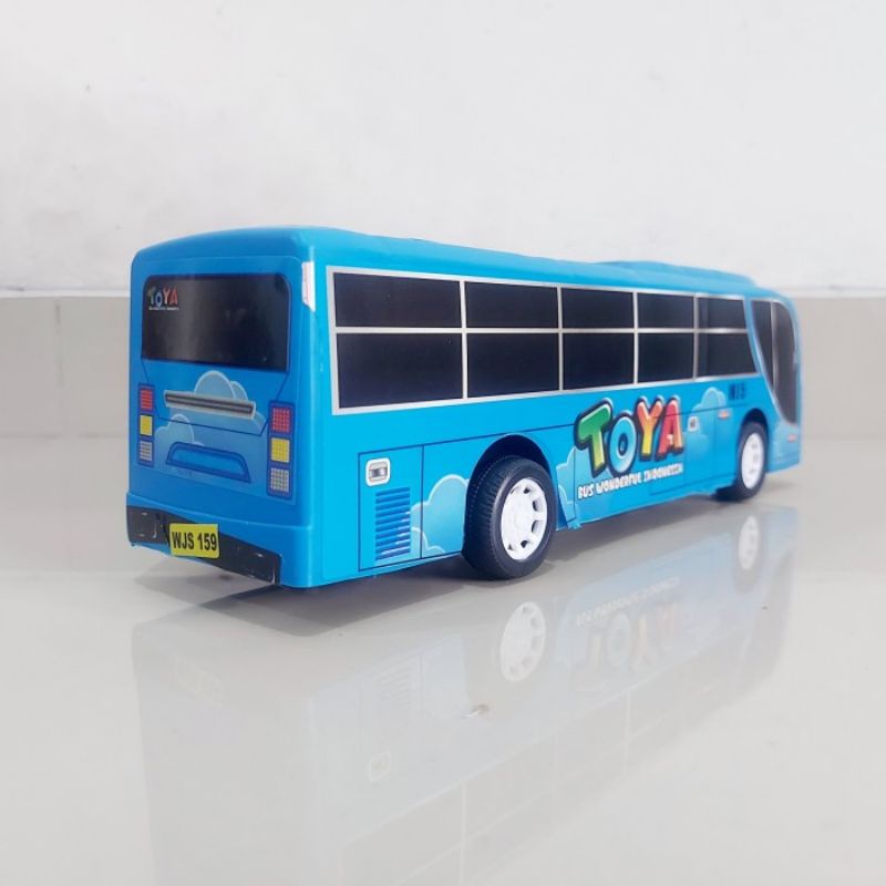 Mainan Mobil Bus Toya Murah - Mobilan Bis Dorong Anak Laki Cowok