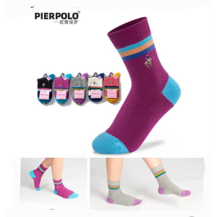 Pierpolo Kaos Kaki Wanita Pier Polo Socks Premium Kaus Kaki Katun SH83