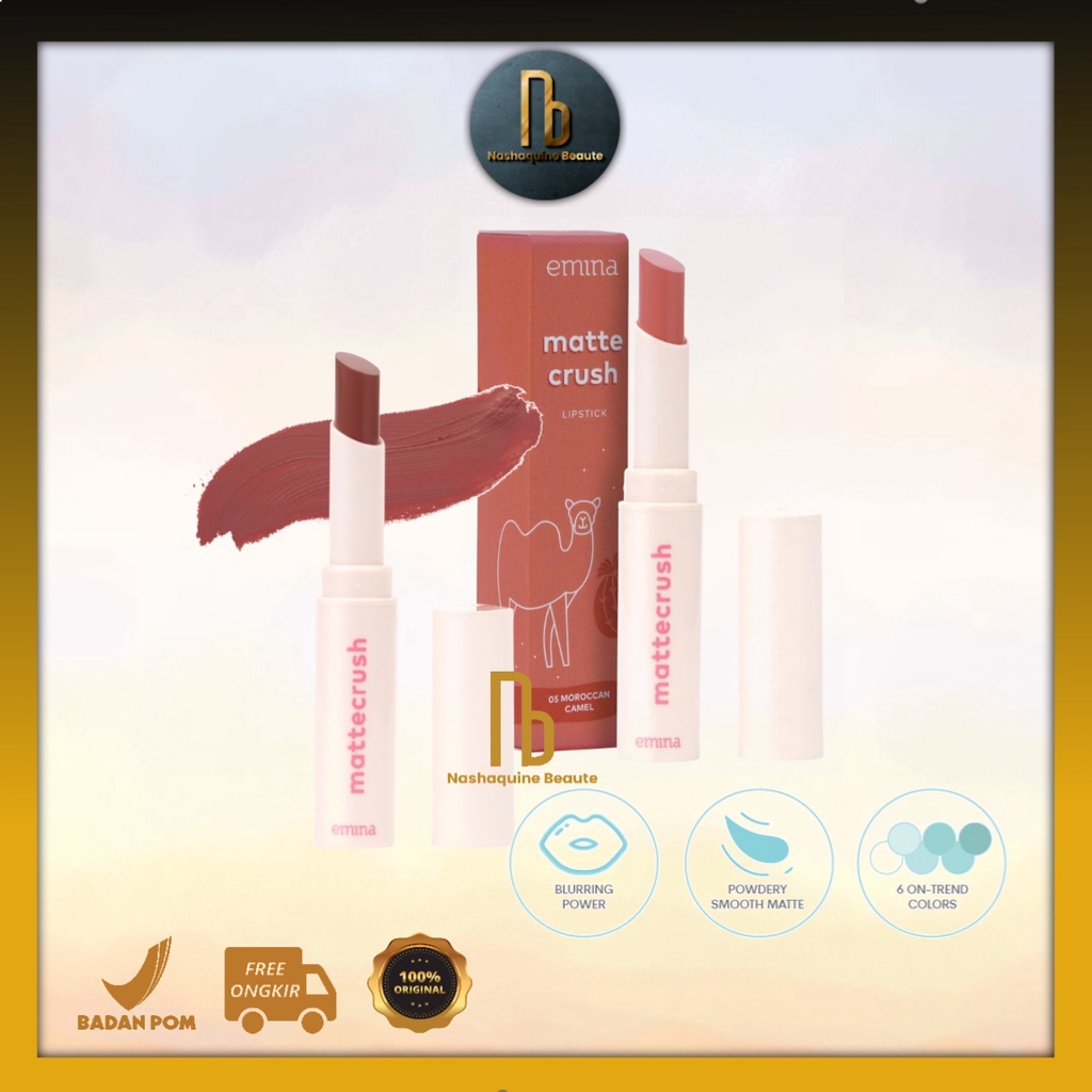 EMINA Mattecrush Lipstick Lipcream - Blurring Power