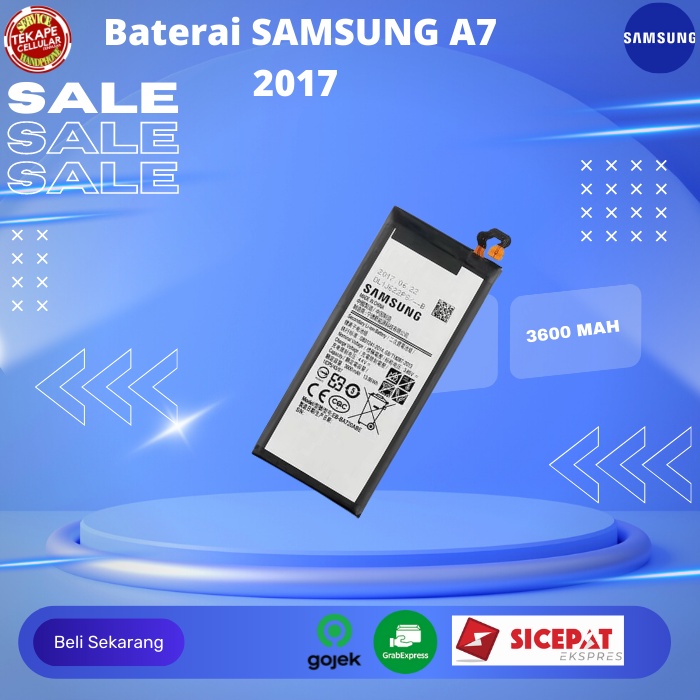 Baterai samsung a7 2017 oem bergaransi
