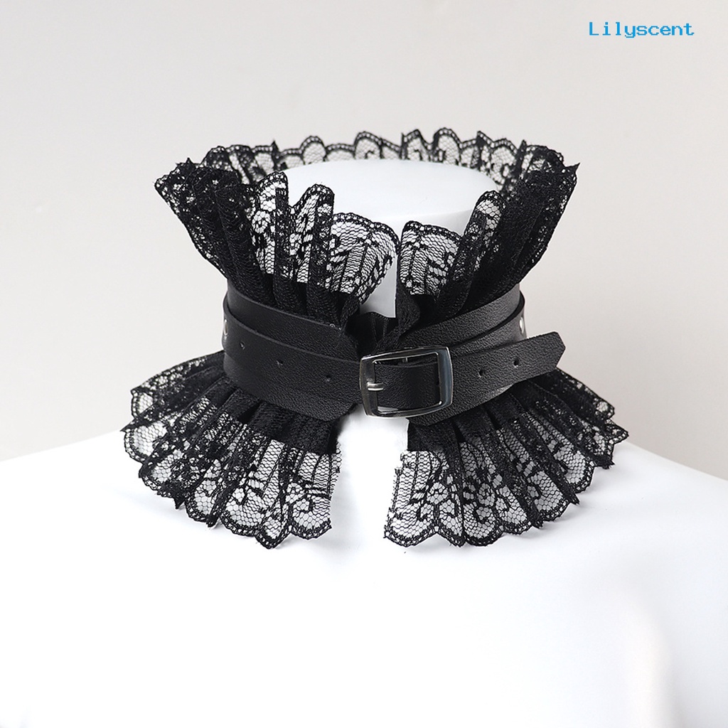 Ls Kalung Choker Gotik Renda Lolita Dingin Berlebihan Putri Kerah Kostum Cosplay