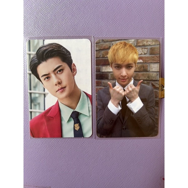 Sehun jasmer exoploration explo lay growl pc photocard official