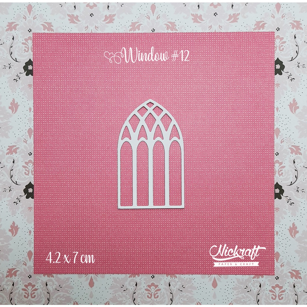 

WINDOW #12 - Die Cut Hiasan Scrapbook Jurnal Journaling Bujo Jendela