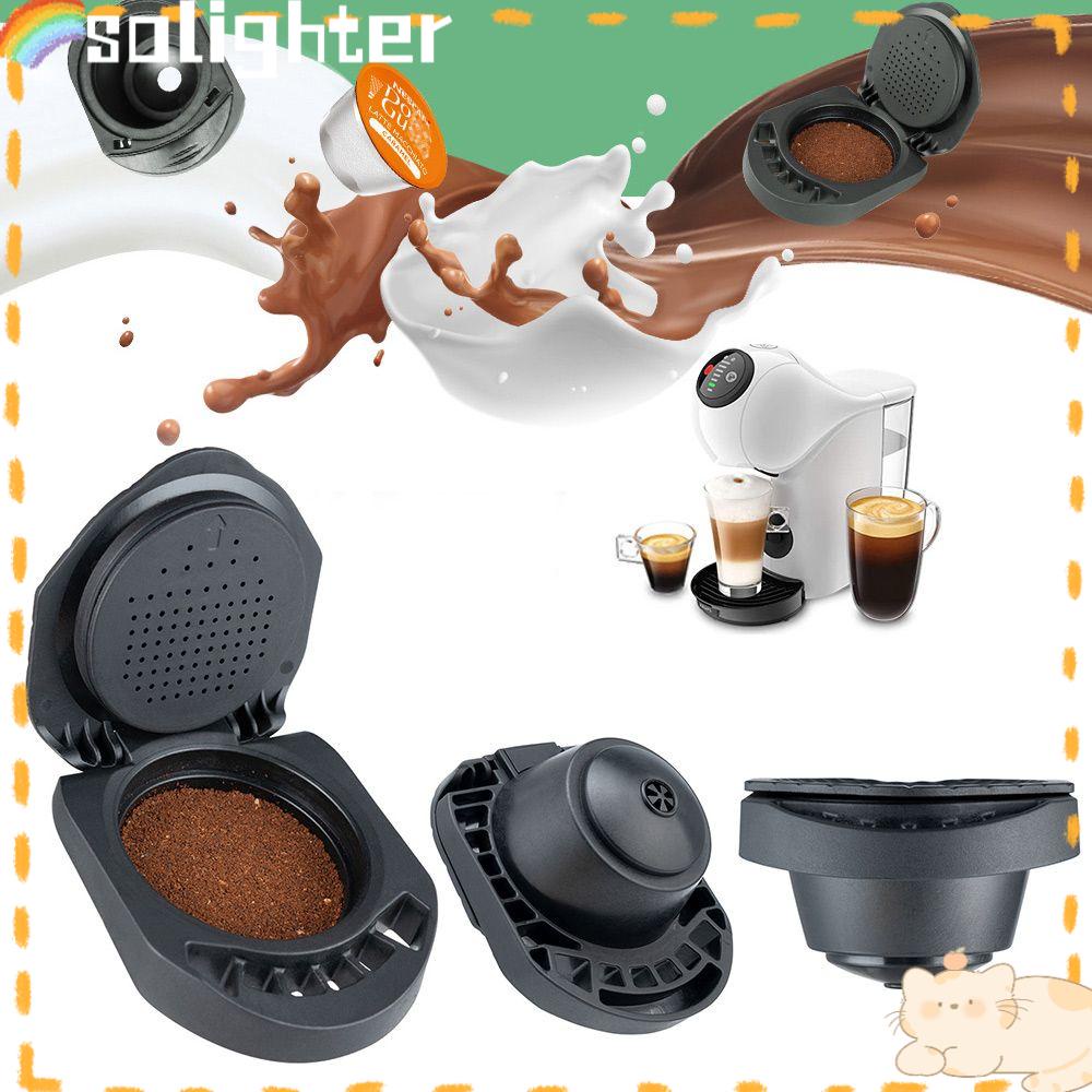 Solighter Coffee Capsule Adapter Bar Reusable Cream Maker Ubah Ke Holder Kapsul Original