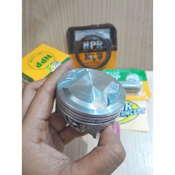 PISTON KIT RUBAHAN JUPITER MX 54 -55 NPP TYPE 2 - BOYRENK SURABAYA