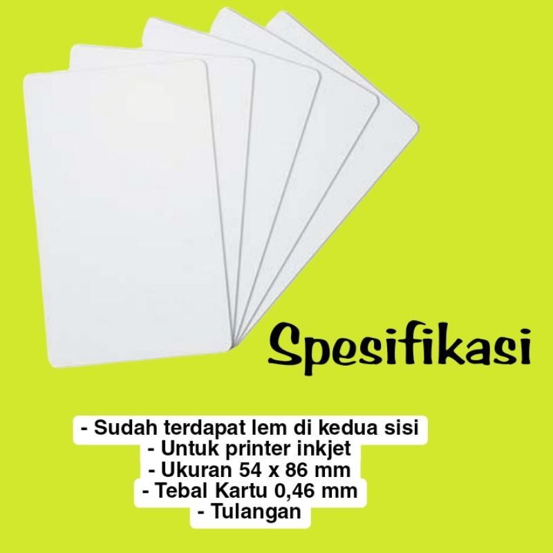 

Pvc id card potongan tulangan