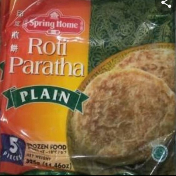 

Spring home roti parata plain 325gr