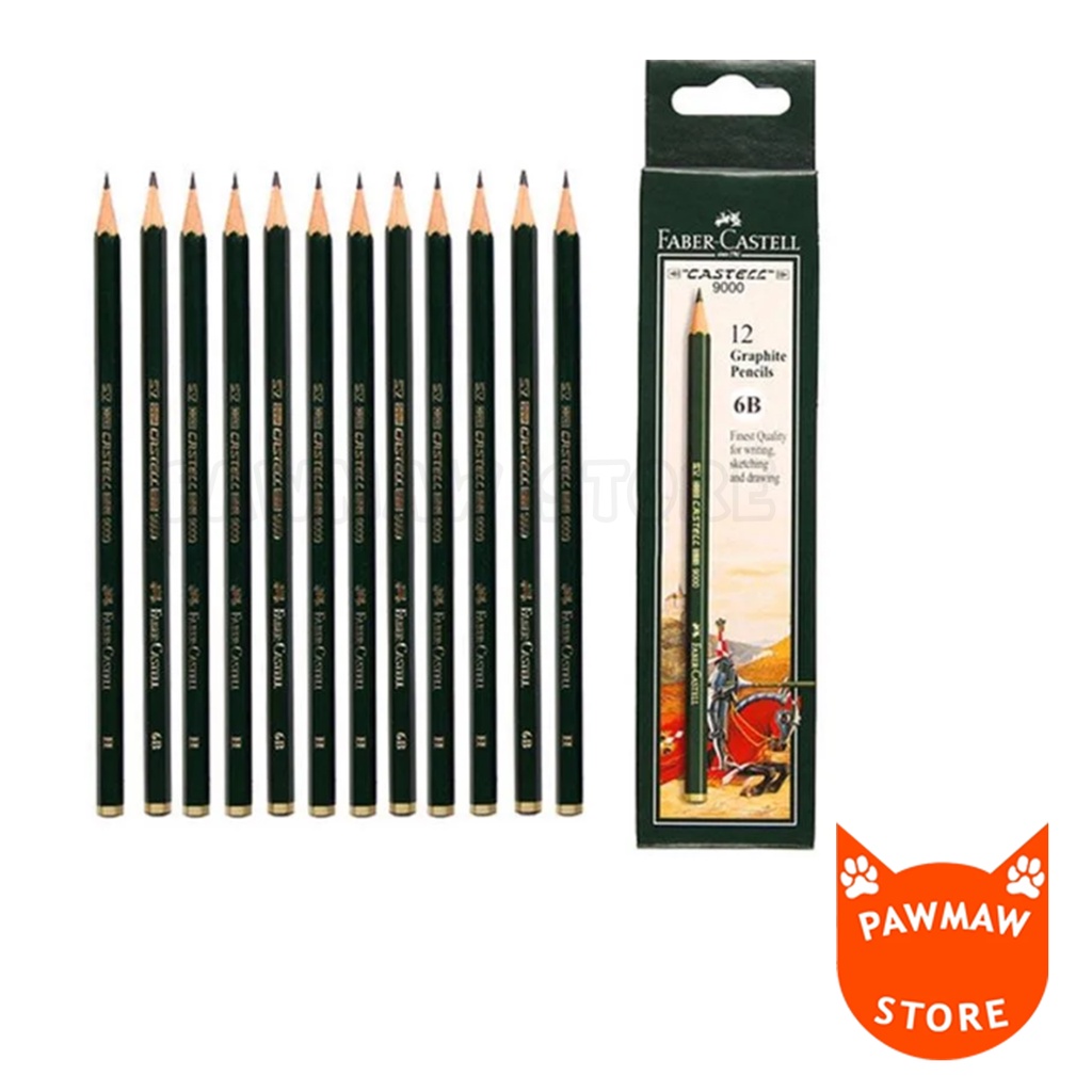 

HJK Pensil 2B Faber Castell 9000 ( PACK )