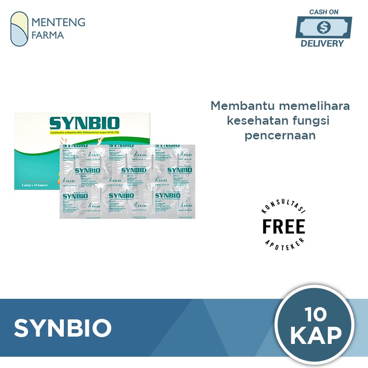 Synbio 10 Kapsul - Suplemen Kesehatan Pencernaan