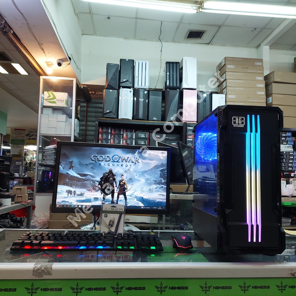 PC Gaming Fullset AMD Athlon 3000G Ram DDR4 16GB HDD - SSD + monitor 19 inch komputer gaming full set paket lengkap rakitan desktop