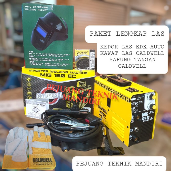 Mesin Las Caldwell Mig 130 Ec / Trafo Las Inverter Caldwell Mig 130Ec
