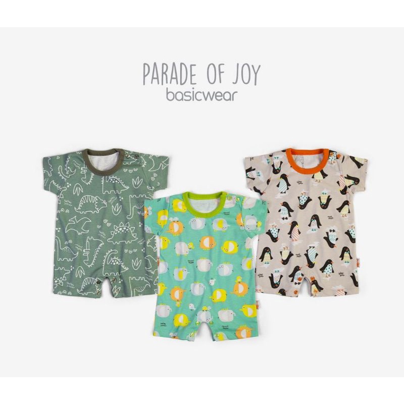 Romper Velvet Junior / Romper Pendek Baju Bayi NB / Perlengkapan Melahirkan