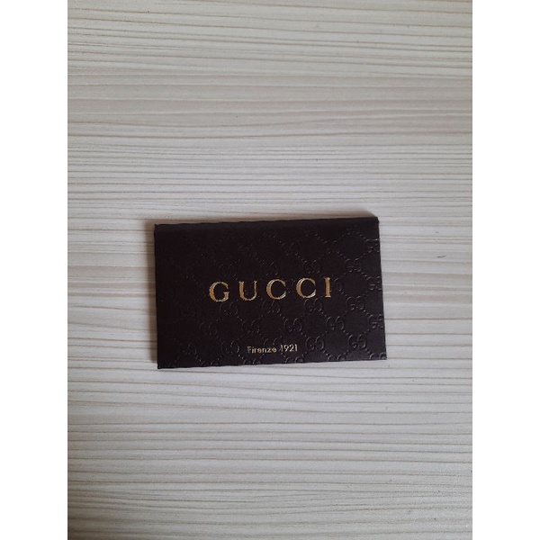 Card gucci original / card kacamata gucci authentic