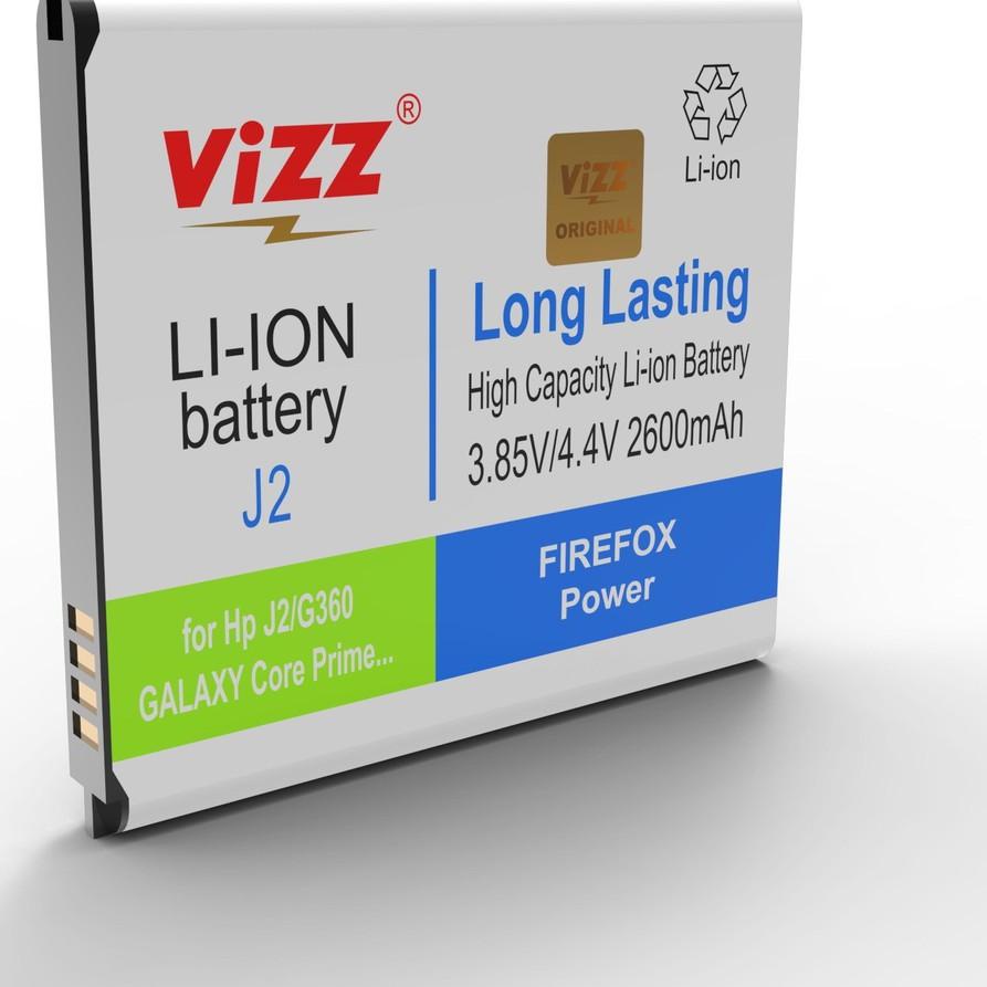QC  PASS✅-Baterai Batre Vizz Samsung J2 J200 / Core Prime Original Vizz
