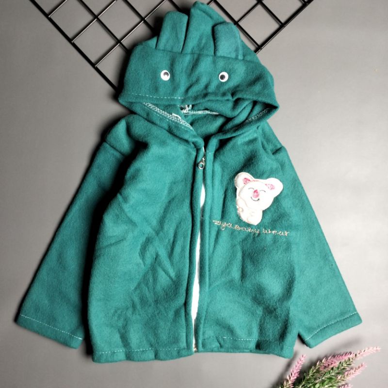 Jaket bayi kuping lucu 3-18 bulan