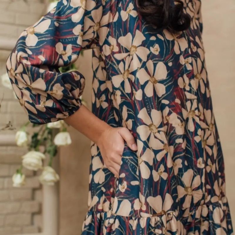 PL JASMINE DRESS in NIGHTS SKY ORI by Wearing Klamby