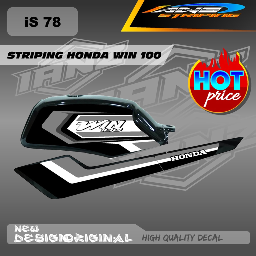 NEW STRIPING BODY WIN100 CUSTOM HOLOGRAM / NON HOLOGRAM IS78