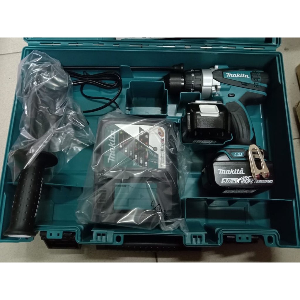 Mesin Hammer Drill Cordless Makita DHP 458 RTE
