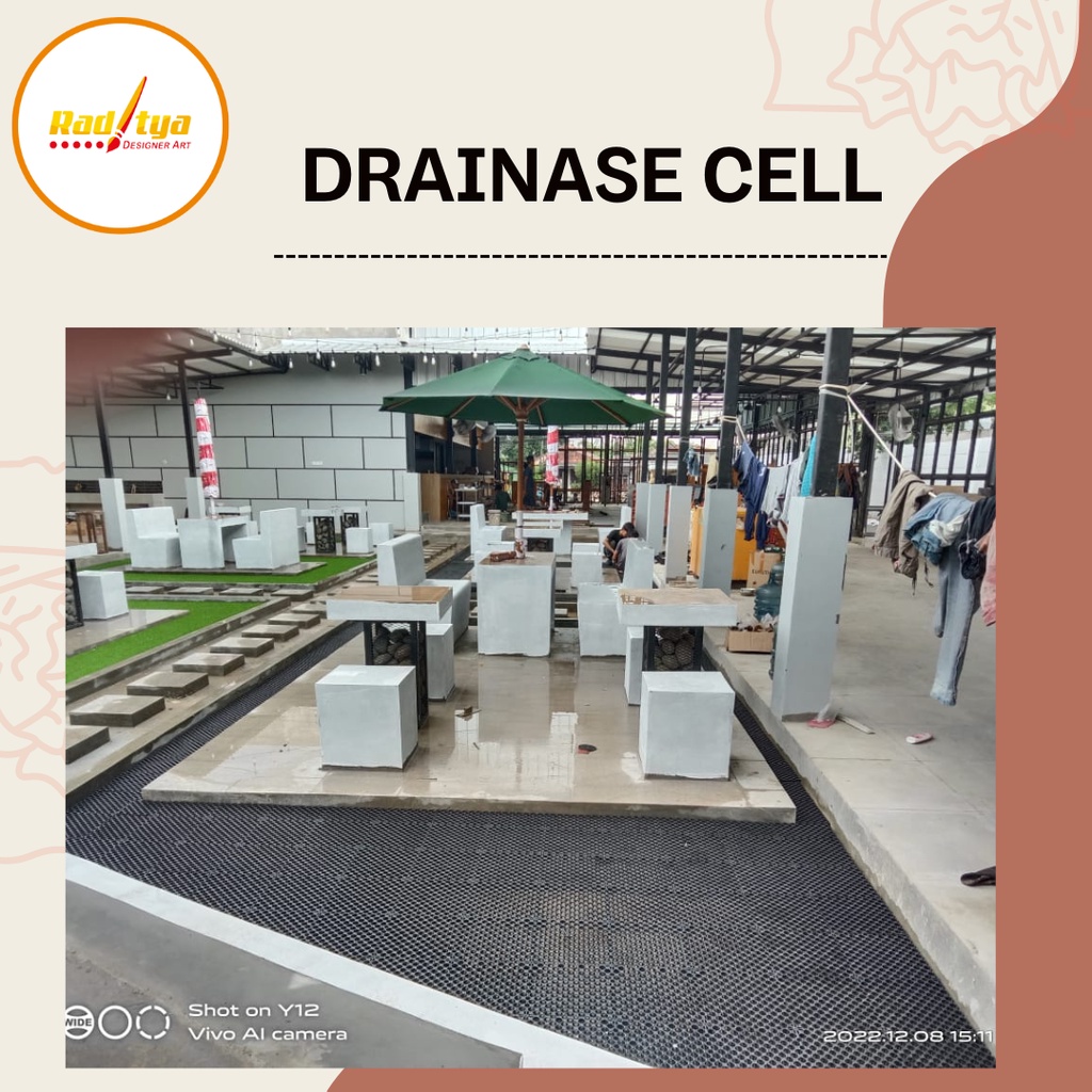 Drainase Cell Rumput Sintetis Ukuran 25 x 25