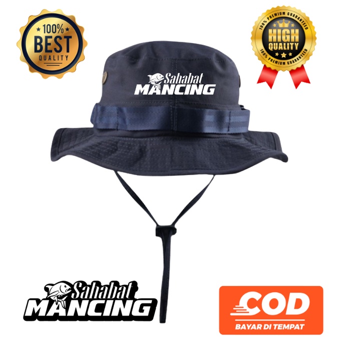 Topi rimba Logo Sahabat Mancing premium grosirsweterbandung