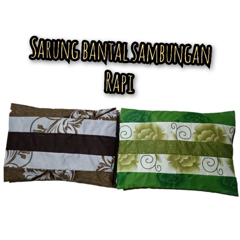 Grosir Sarung Bantal Guling Sambung Sambungan Termurah Aneka Varian Warna Bisa CoD