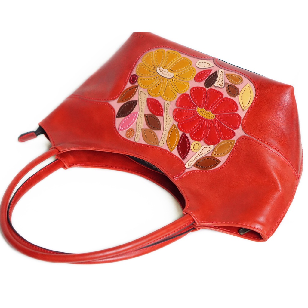 LECARI SEKARTANJUNG HANDBAG PATCHWORK LEATHER