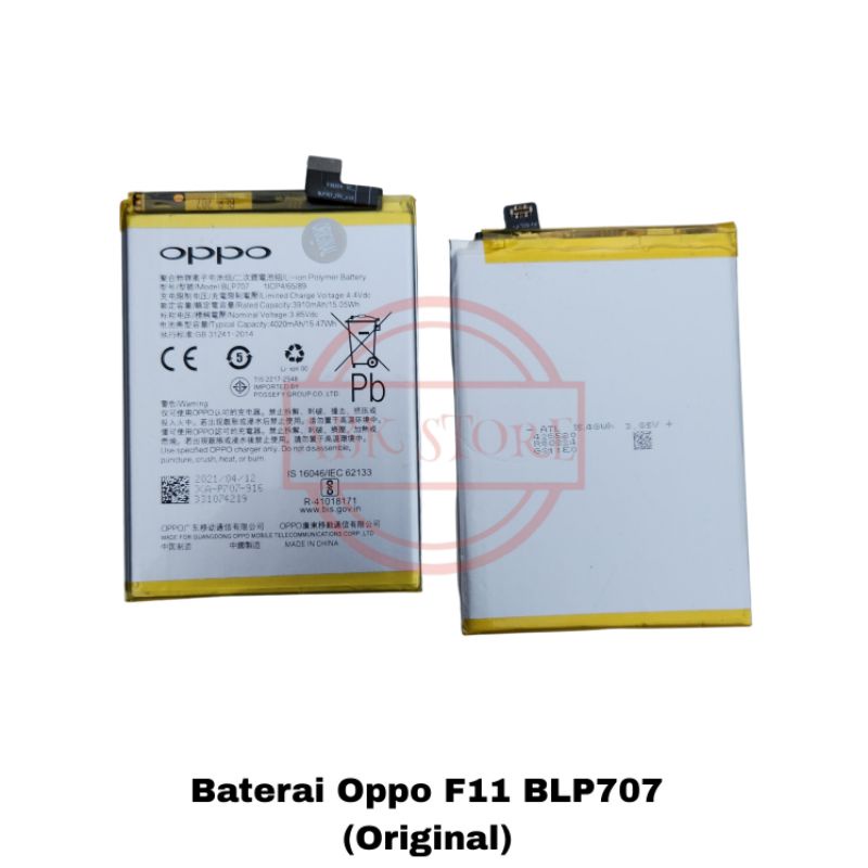 BATRE BATERAI BATTERY BLP707 FOR OPPO F11 GARANSI