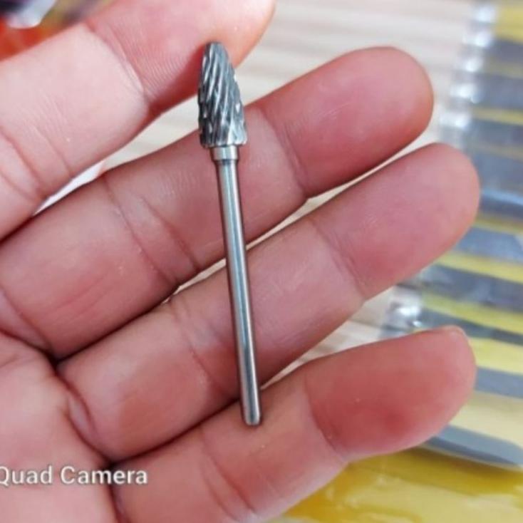 Terlaku.../ Mata Bor Cun Tungsten Carbide Mini Grinder Mata bor kikir besi As 3mm