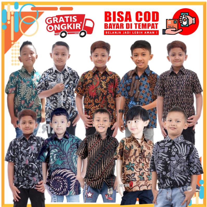 Batik Anak Usia 2-12thn