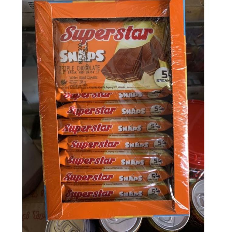 

Ready Stock ★★★ Superstar SNAPS 1 Box isi 12 pcs X 28gr super star 28 gram ✉