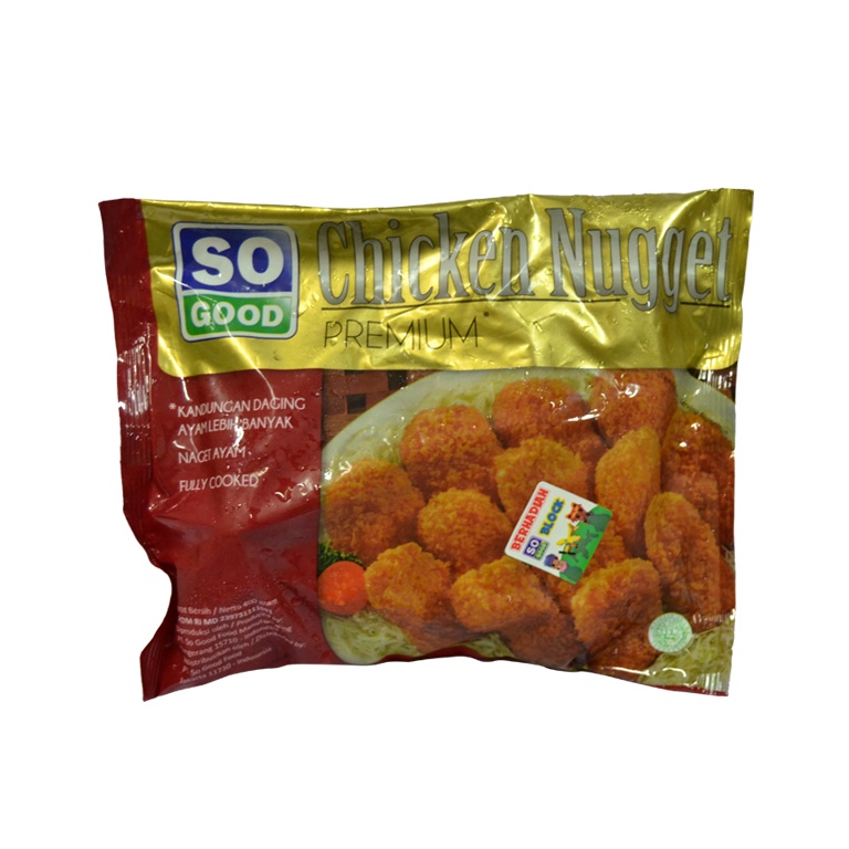 

So Good Chicken Nugget Premium 400Gr
