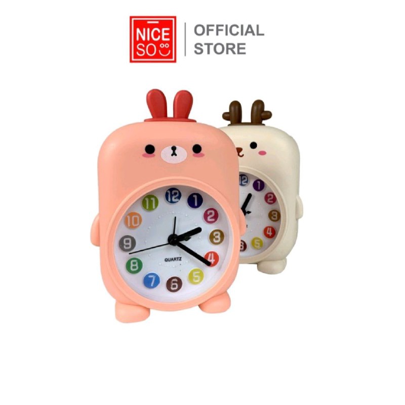 JAM WEKER JAM ALARM TIDUR JAM BEKER ANAK MOTIF LUCU JAM ALARM CLOCK