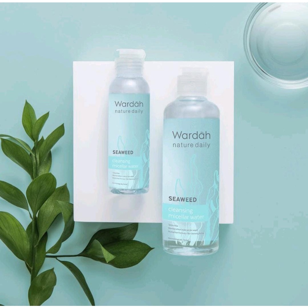 Wardah Nature Daily Seaweed Cleansing Micellar Water | Micellar Water dengan Seaweed