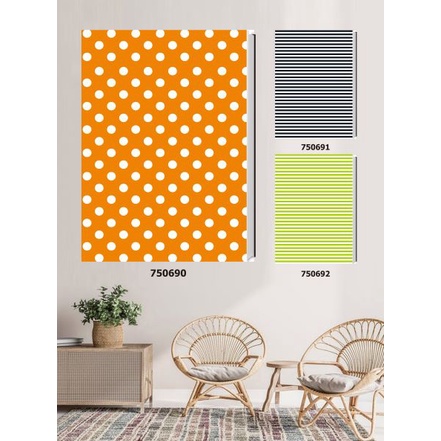 

Buku Tulis / Notebook / B5 / Hardcover / Polkadot Orange