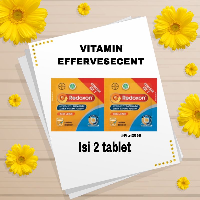 Jual REDOXON /VITAMIN EFFERVECENT/RASA JERUK/MENJAGA DAYA TAHAN TUBUH/1 ...