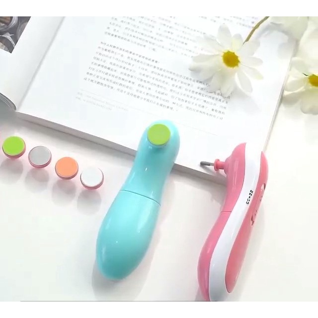 (SerbaSerbi)Gunting Kuku Bayi Elektrik Grinding Baby Nail Trimmer Manicure Pedicure Set Bayi